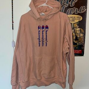 Men’s XL Champion Pink Hoodie Sweatshirt